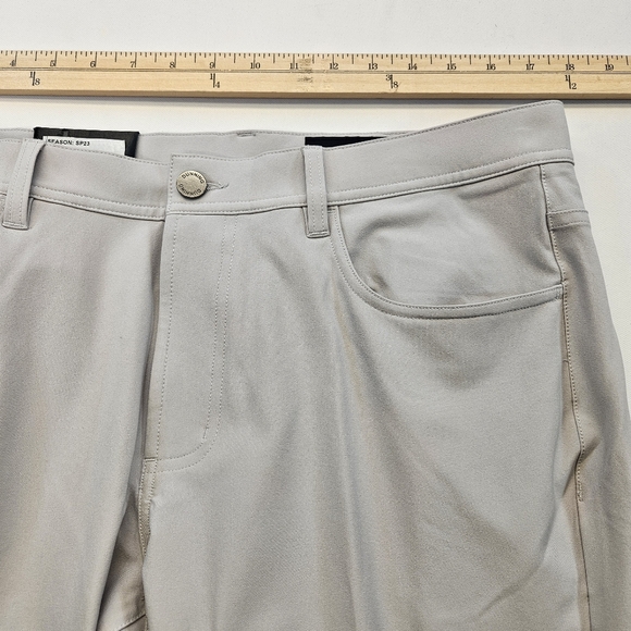 Dunning Player Fit 34 x 32 Stretch Performance Nylon Golf Pants Arctic NWT $148 - Picture 5 of 9